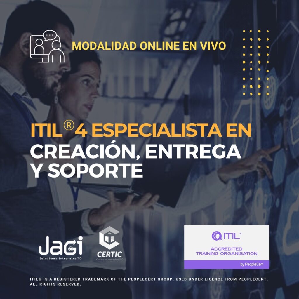ITIL® 4 Especialista en Creación, Entrega y Soporte (CDS) + Examen de ...